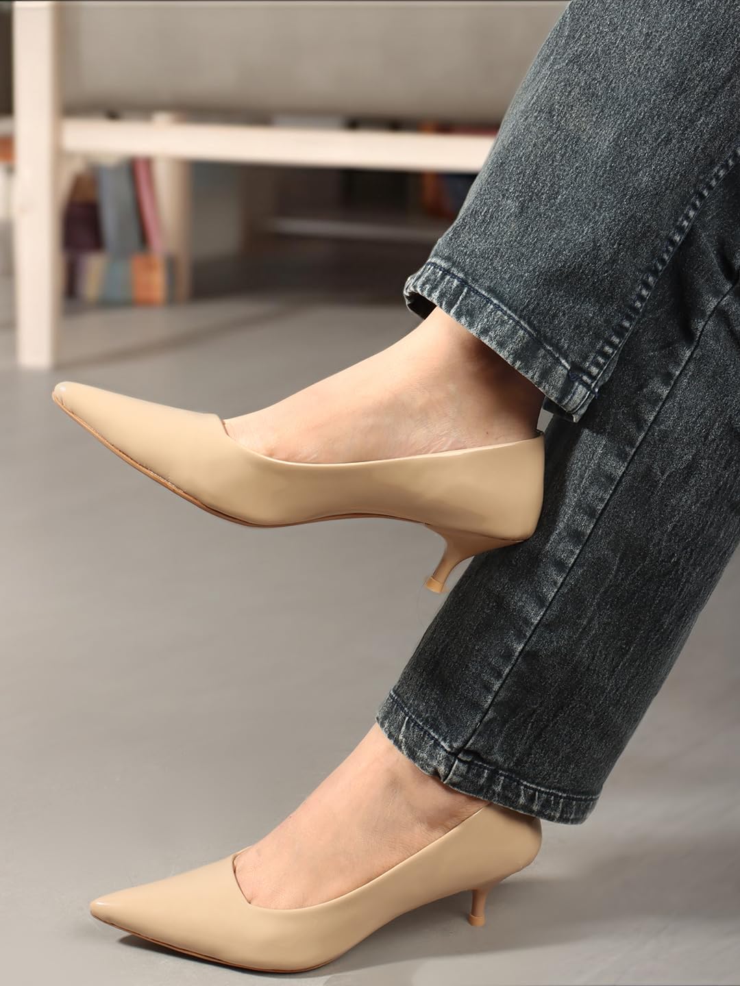 Carlton London Women Shoes,Beige,UK-7