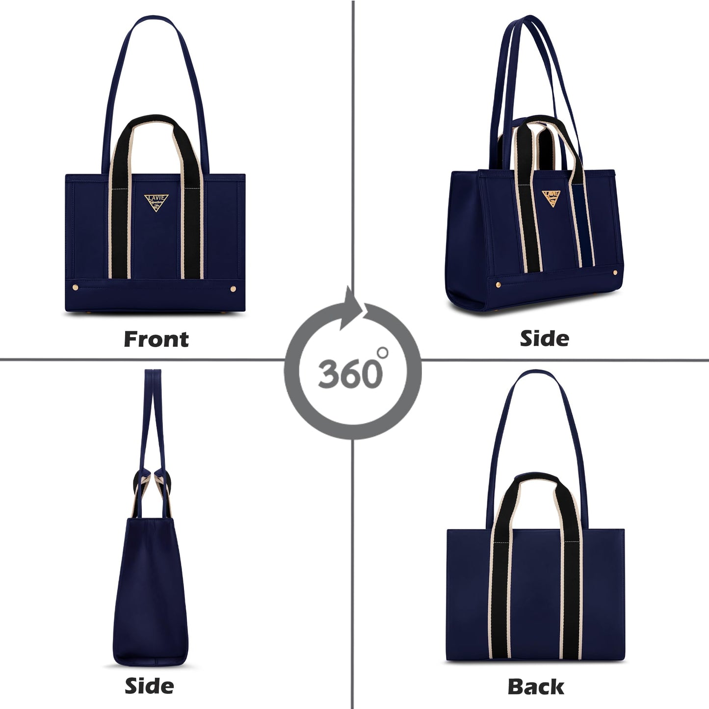 Lavie Signature Women's Columbus 3C Satchel Handbag for Women | Satchel Bag for Work | Ladies purse | Stylish Shoulder Bag | Gift For Women