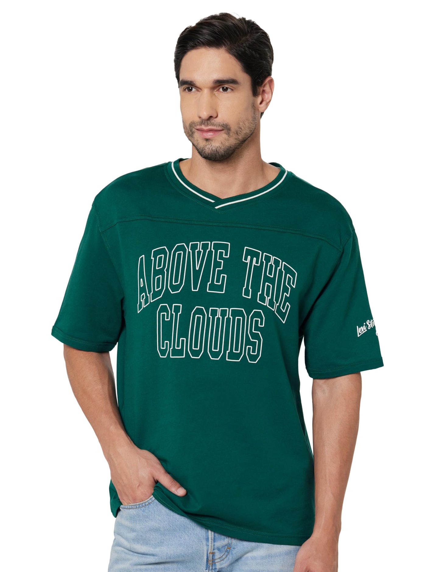 Levis Men's Printed Relaxed Fit T-Shirt, 1023, L