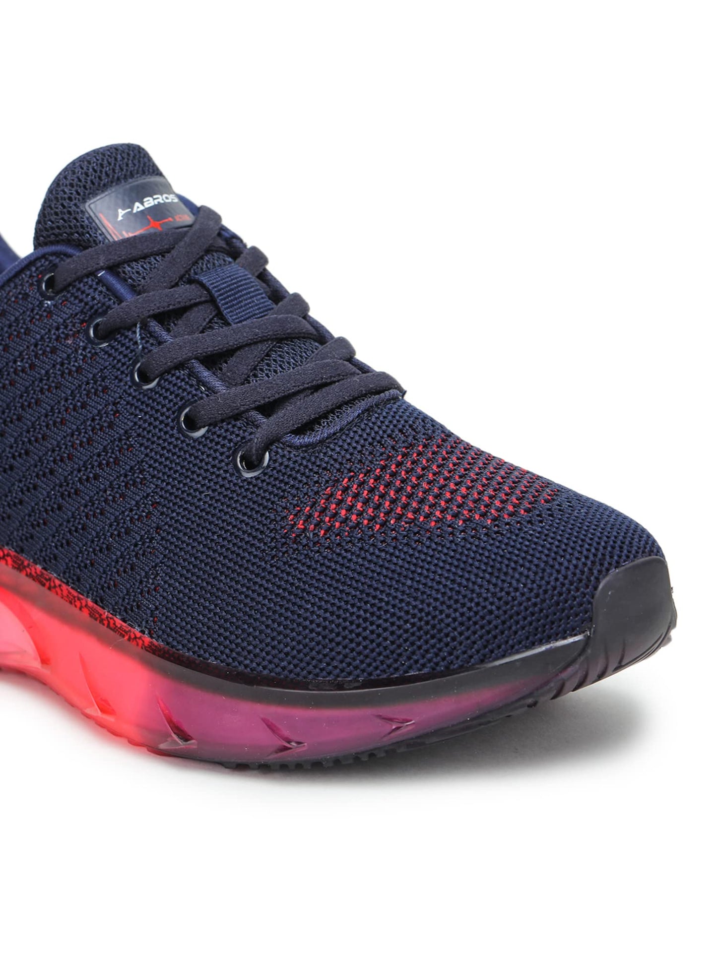 ABROS Boy's Magic ASSB0115 Sports Shoes -Navy/Red -4UK