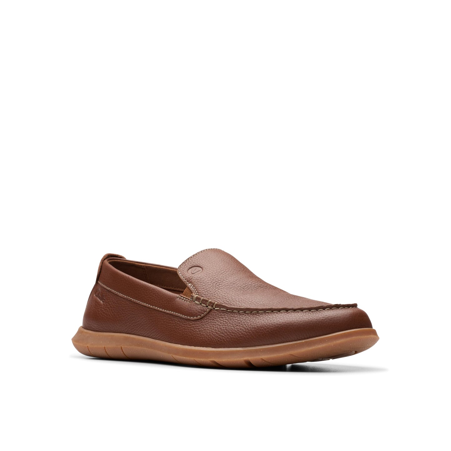 Clarks Men's Flexway Step Loafer, Light Brown, 9.5 UK