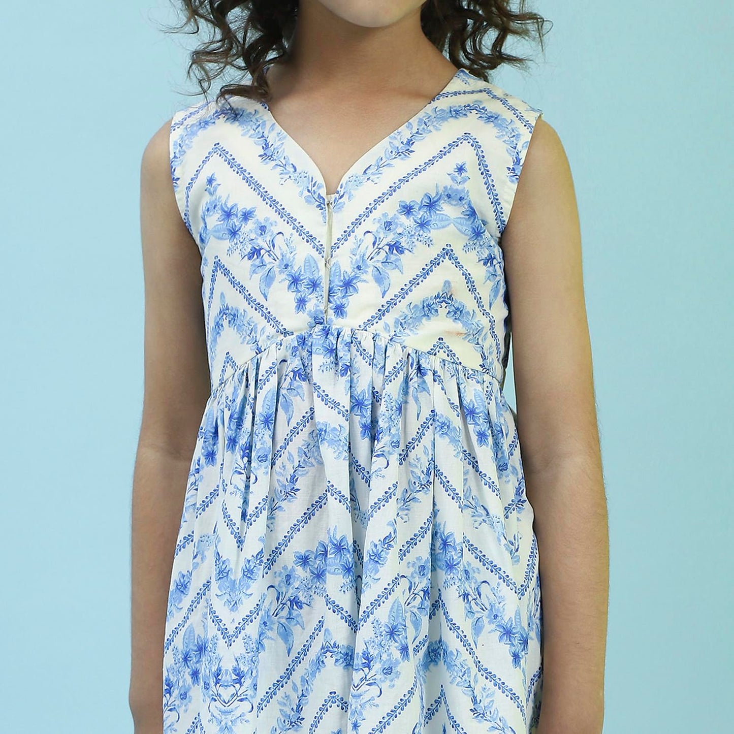 Biba Girl's Cotton Kurta, Bottom (KWPLMP6437SS25CRM_Cream