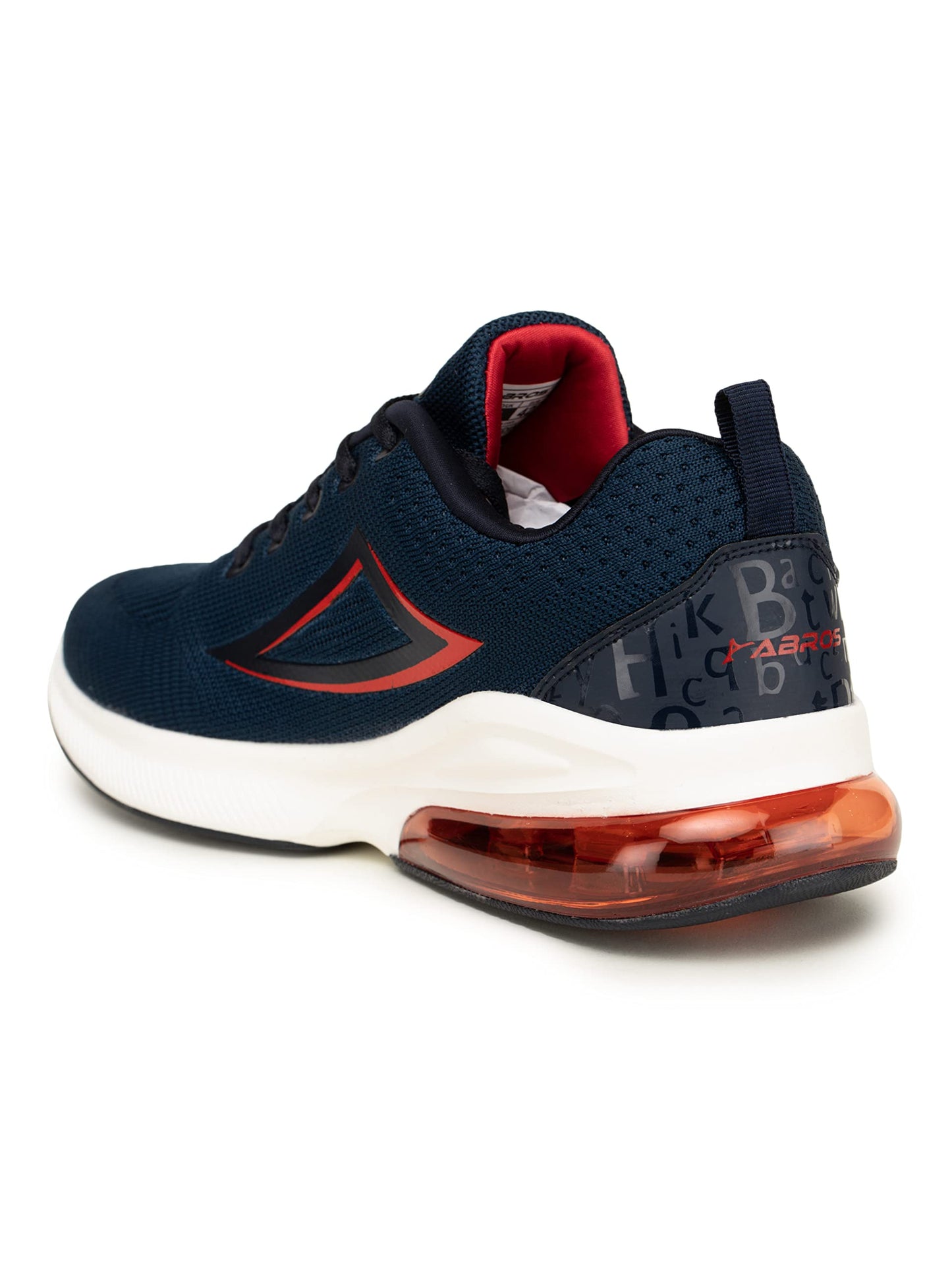 ABROS Men's ASSG1097O Galaxy-O Sports Shoes -Navy/Red -8 UK
