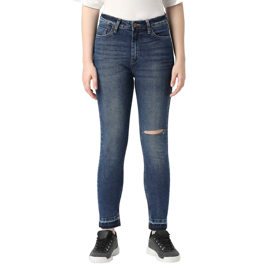 Pepe Jeans Women's High Rise Skinny Fit Jeans