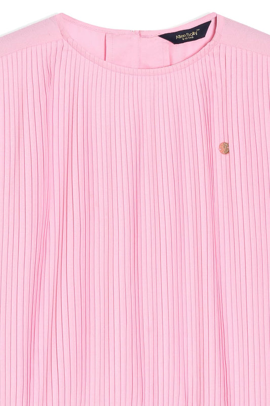 Allen Solly Girl's Solid Regular Fit Blouse