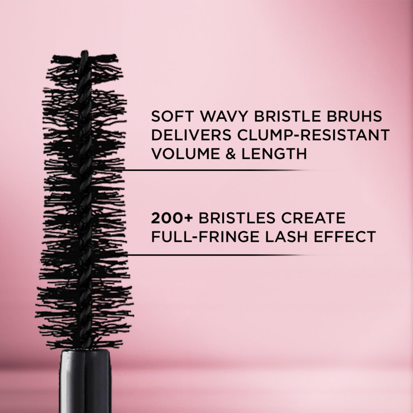 L'Oreal Paris Volumising Mascara, Waterproof, Enriched Caring Formula, Smudge-Proof Wear, Corner to Corner Paroromic Volume, For 1.4X Bigger Looking Eyes, Colour: Black, 9.4 ml