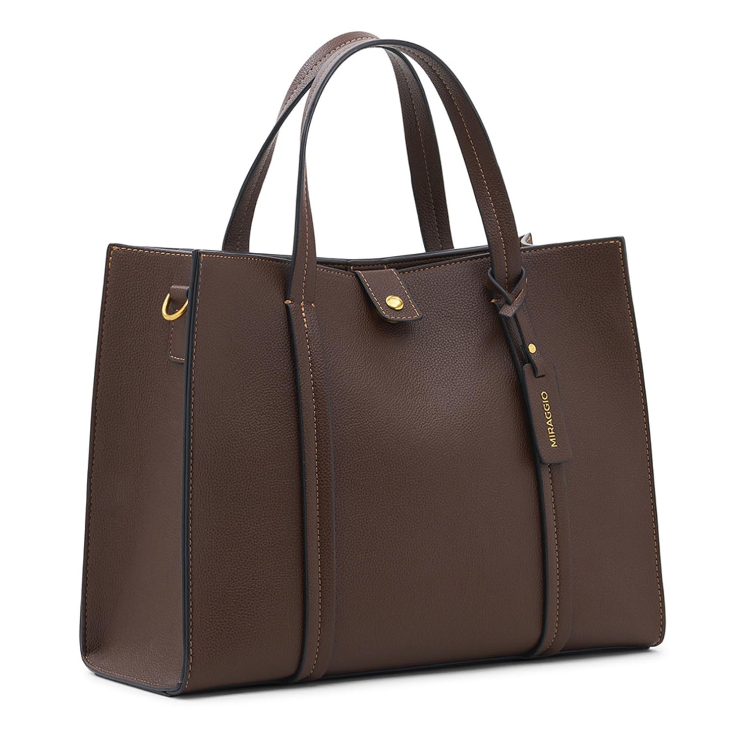 Miraggio Grace Solid Tote Bag For Women With Adjustable & Detachable Sling | Tote Bag For Women Stylish