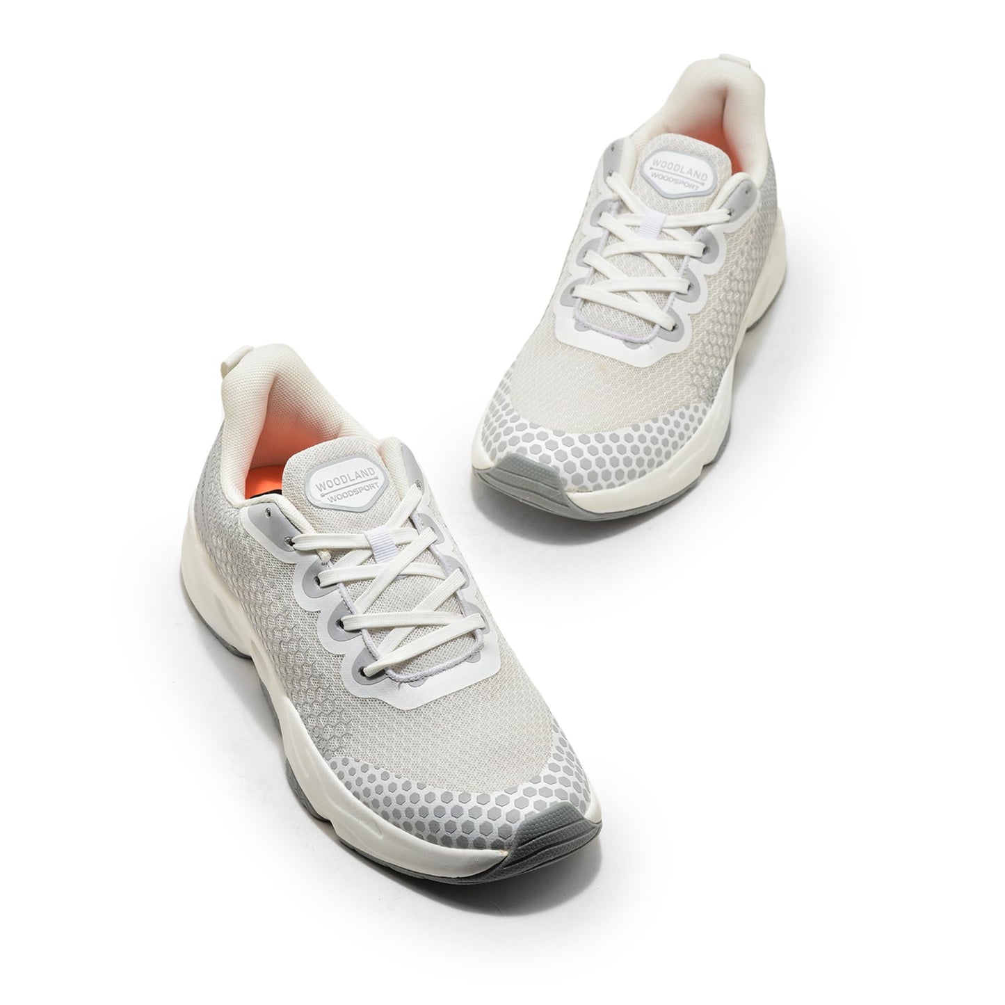 Woodland Men's White MESH Sports Shoes-10 UK (44 EU) (SGC 4710022)