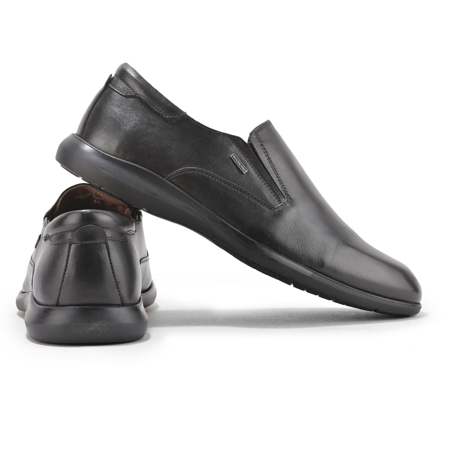 Woodland Men's Black Softy Formal Shoes -6 UK (40EURO) (OGW 6209024)