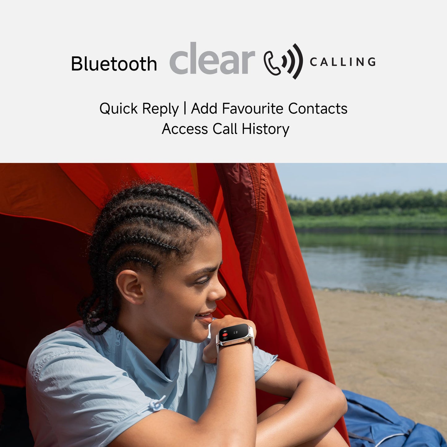 Redmi Watch 5 Lite, 1.96" Amoled, Advanced in-Built GPS, 5 ATM, 18 Day Battery, Bluetooth Calling with AI Noise Reduction, Always on Display, Black