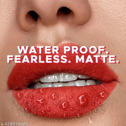 Hilary Rhoda Power Of Matte Liquid Lipstick | Buildable Colour | Long Lasting & Matte Finish | Lightweight & Non-Drying Formula | Smudge Proof & Non-Transferable | 3ml (Pale Berry - Shade 13)