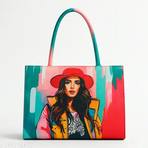 Tropical Printed Tote Bag – Multicolor