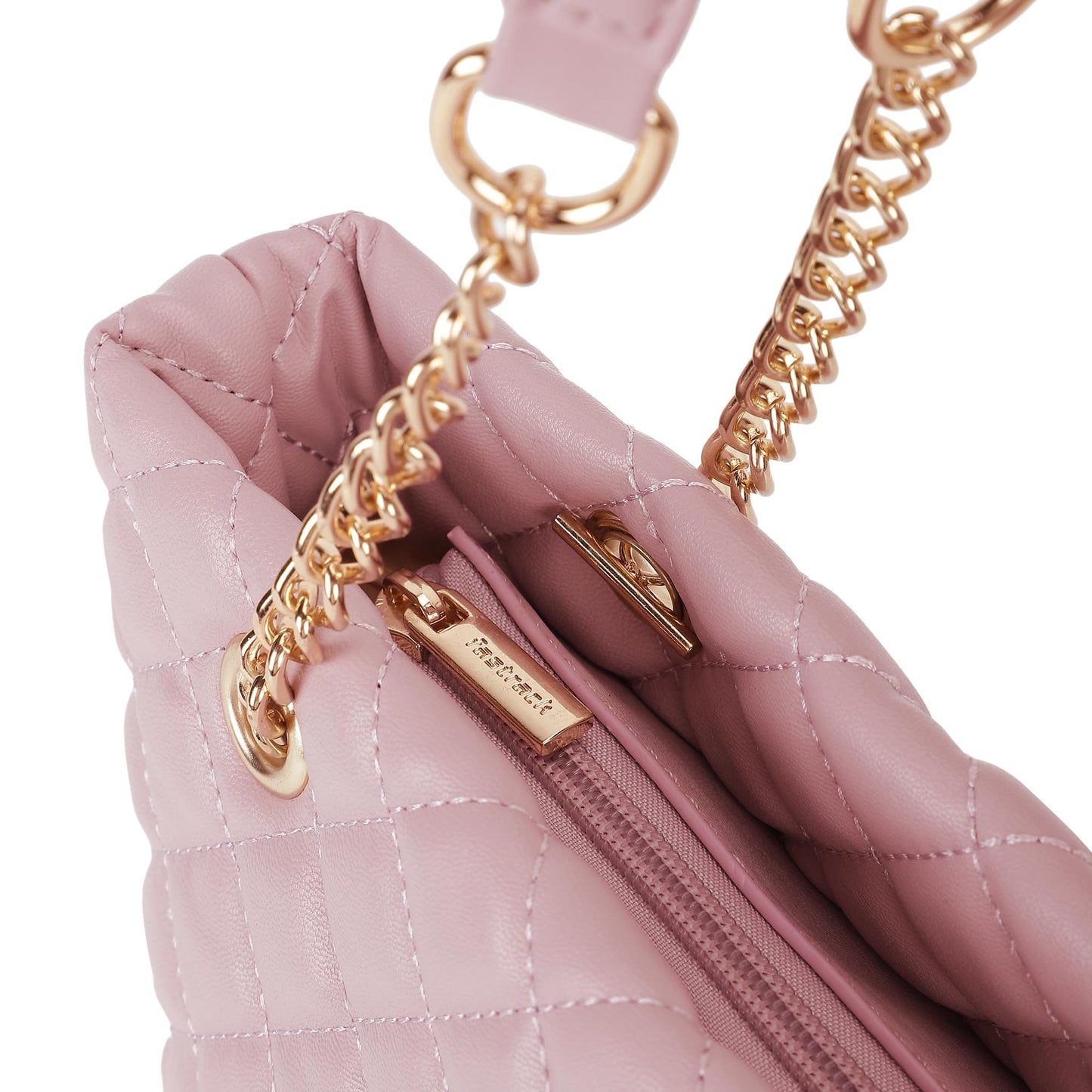 Fastrack Trendy Quilted Shoulder Bag | Faux-Leather Women's Handbags | Shoulder for Casual Carry