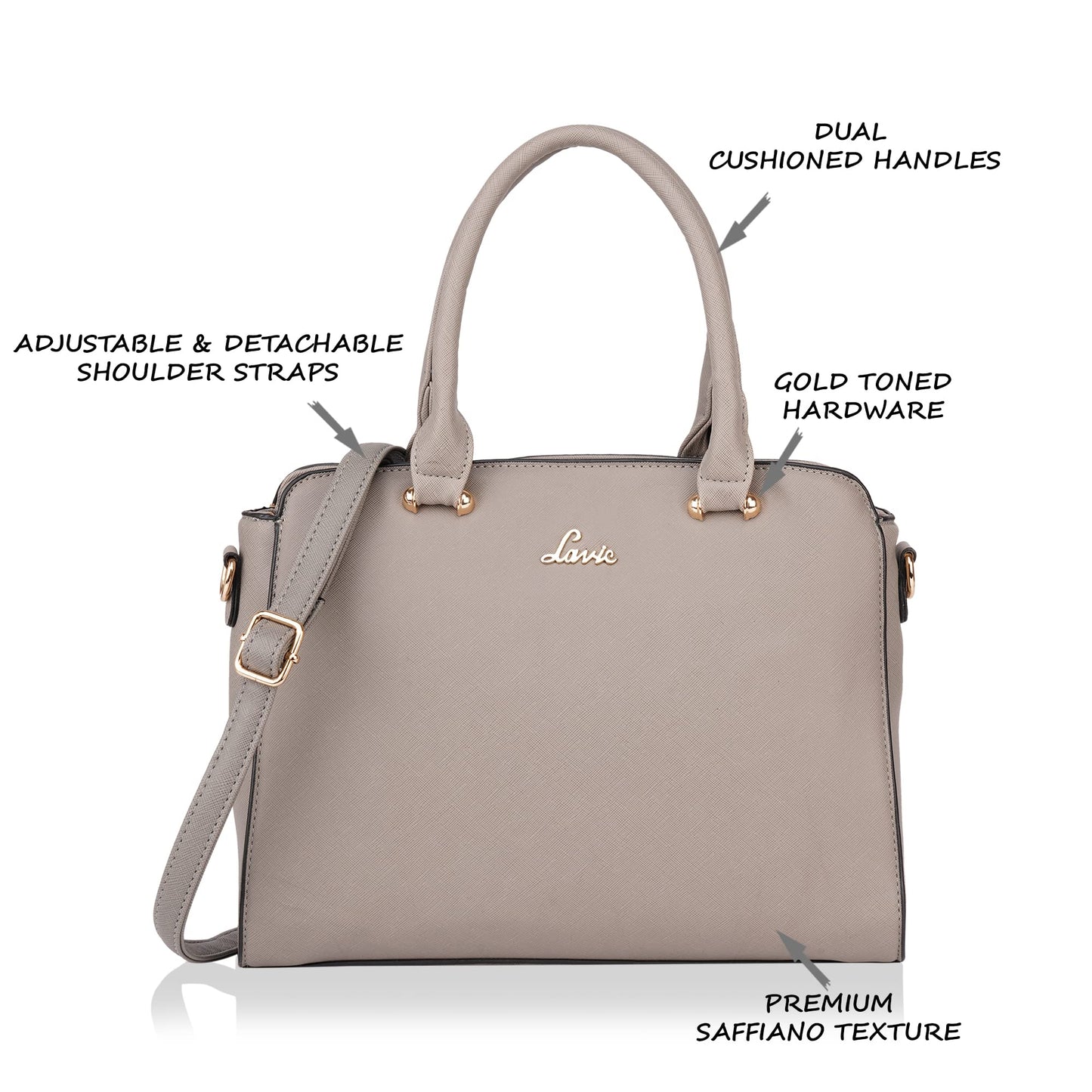 Lavie Women's Handbag (Grey)