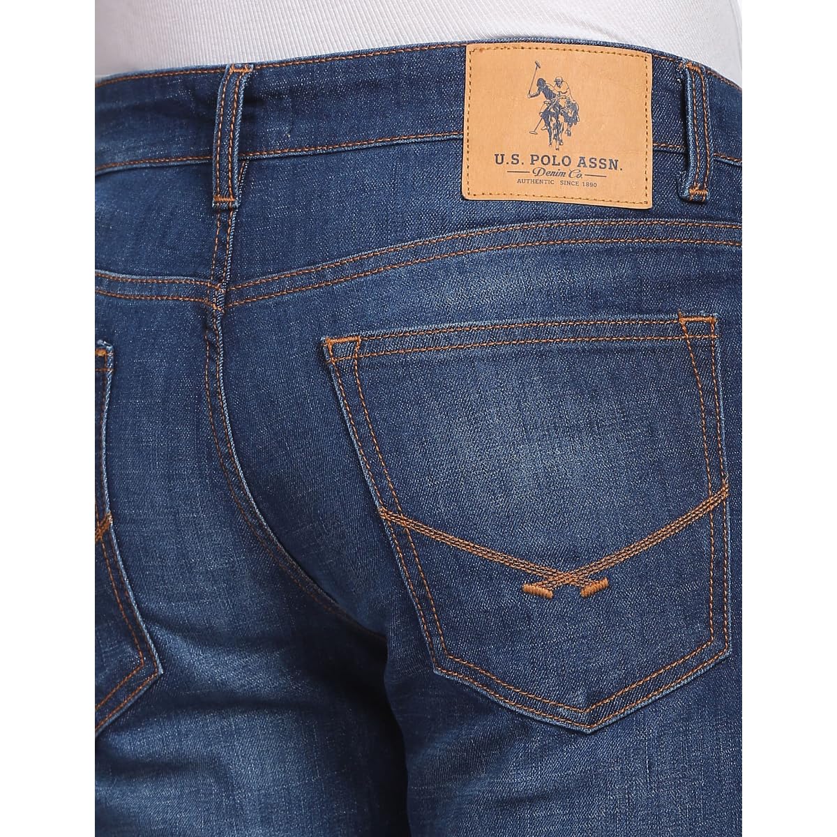 U.S. POLO ASSN. Men's Slim Jeans (UDJENO1020_Blue