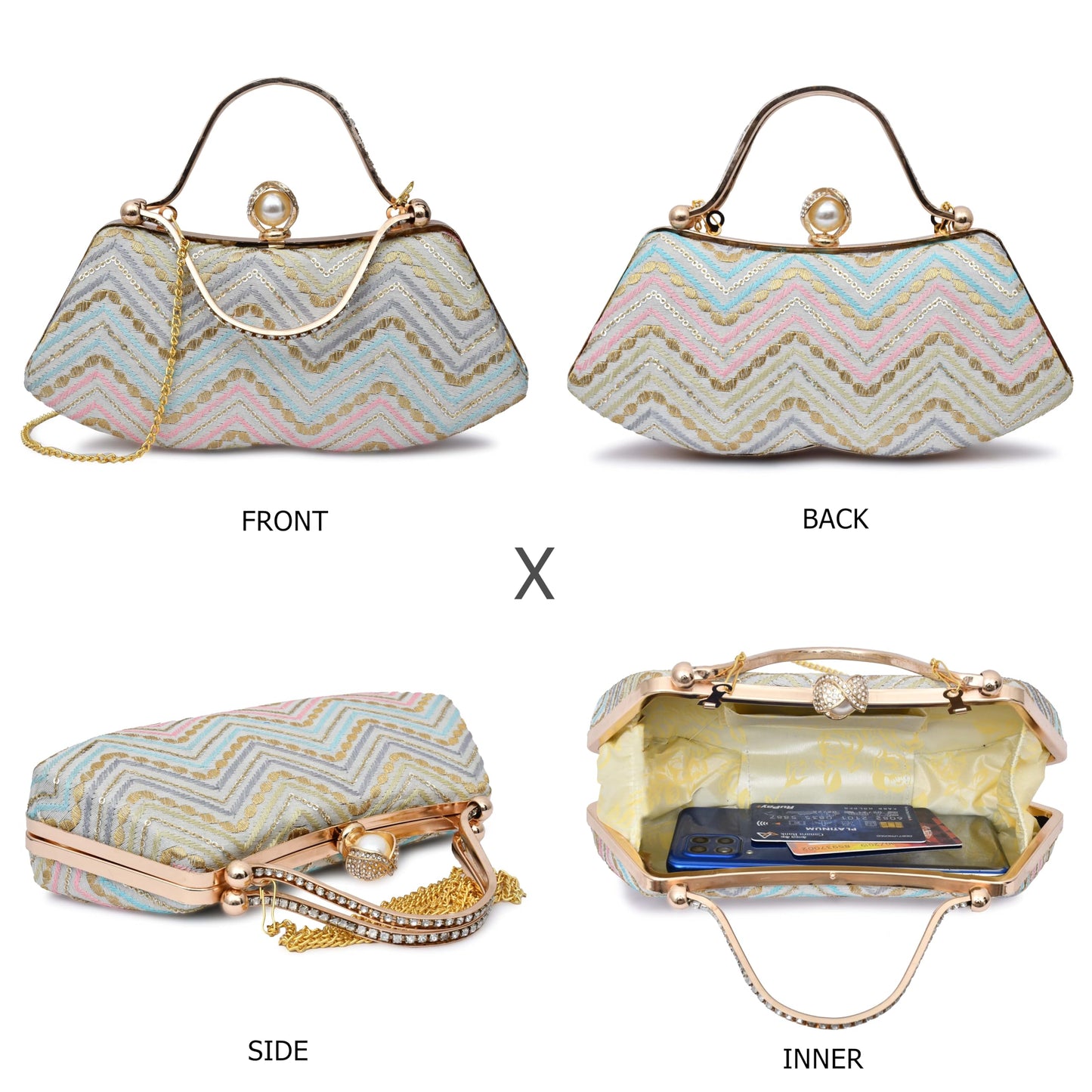 For The Beautiful You Women's Clutch (w-115) (Multi)