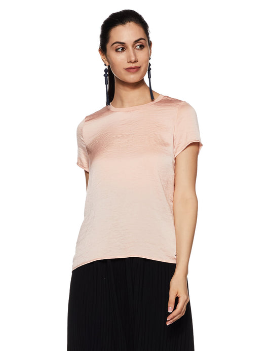 Vero Moda Women's Plain Loose fit Shirt 1950133024_Rose Cloud_XS