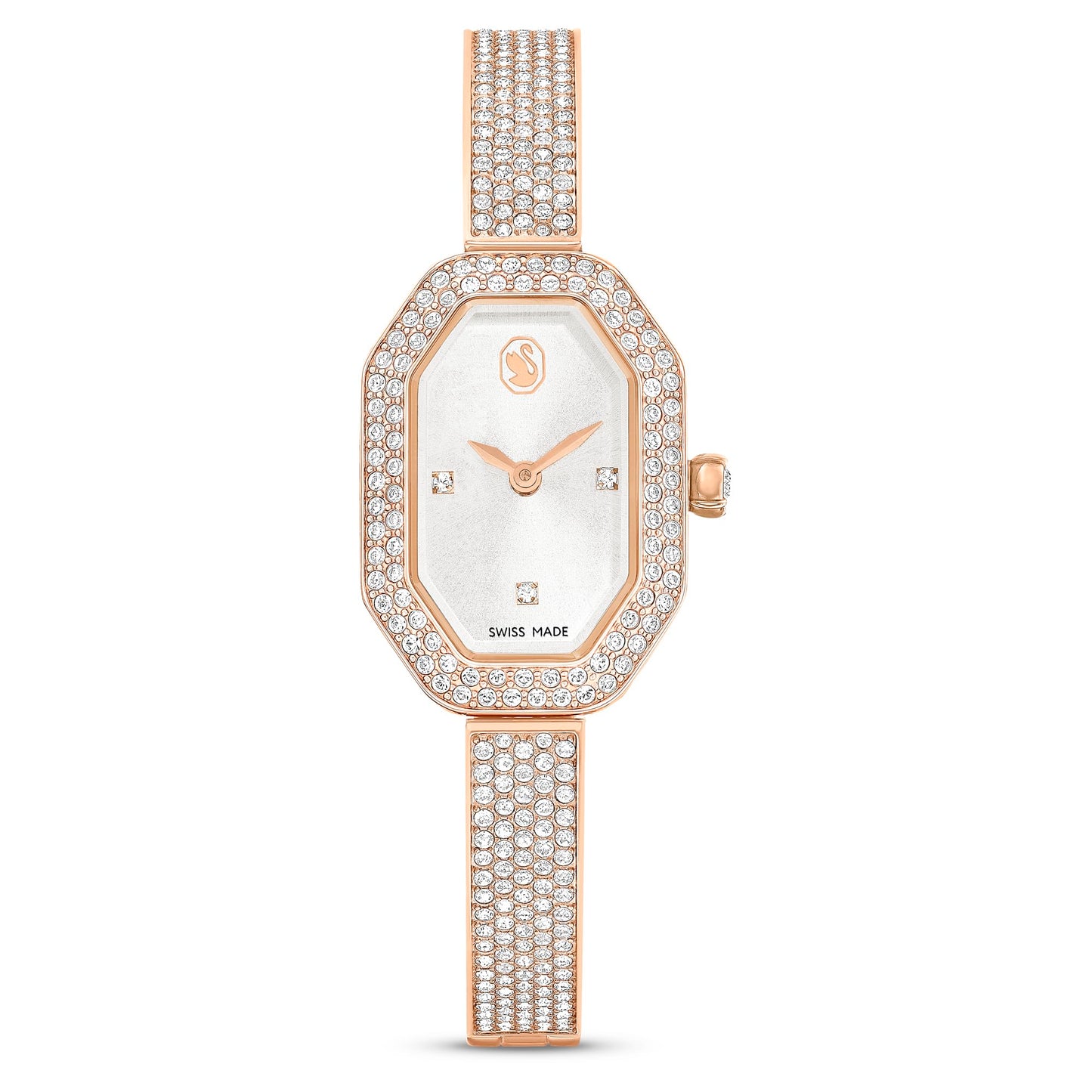 Swarovski Womens Dextera Bangle Analog Watch Swiss Made, Metal Bracelet, Rose Gold Tone, Rose Gold-Tone Finish 5672992