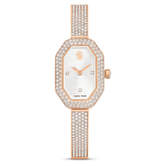 Swarovski Womens Dextera Bangle Analog Watch Swiss Made, Metal Bracelet, Rose Gold Tone, Rose Gold-Tone Finish 5672992