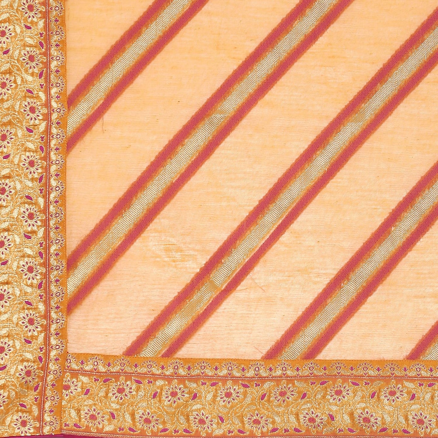 BIBA Women's Polyester Blend Kurta Palazzo Suit Set Yellow M