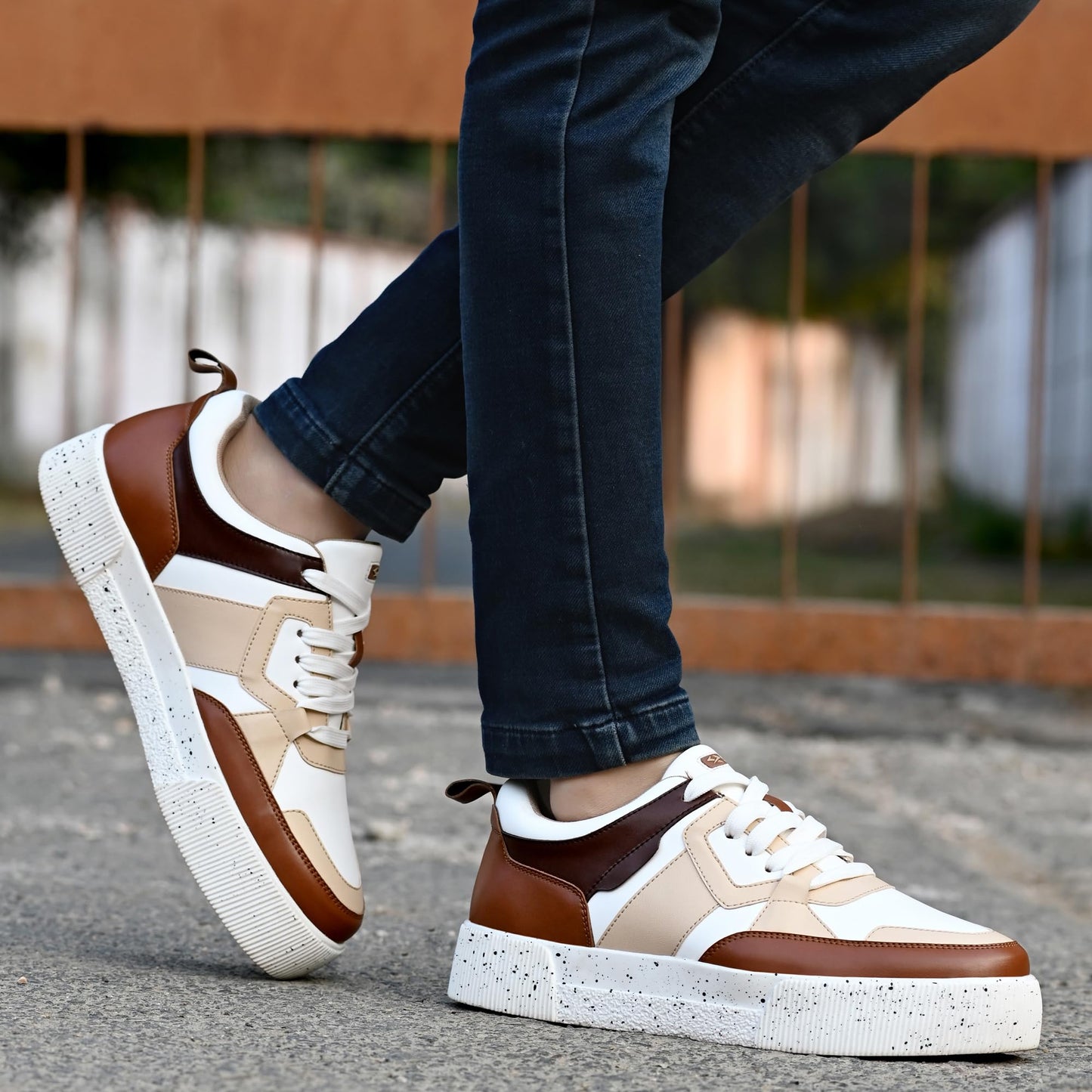 Cruiser Sneaker for Men | Comfort & Style with Soft Cushioned Insole | Trendy Lace-Up Design for Casual Outfits