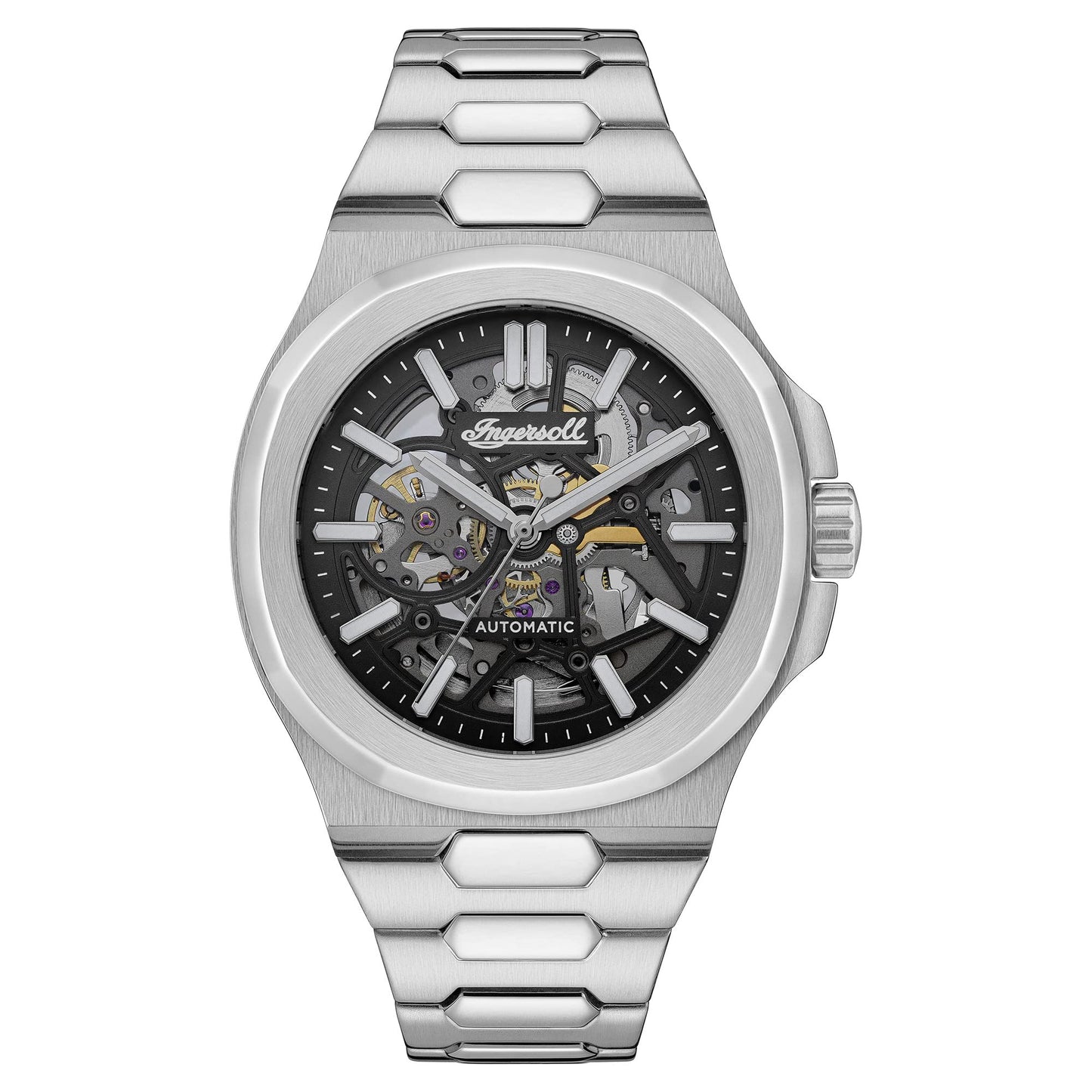 Ingersoll Analog Silver Dial Men's Watch-I12501