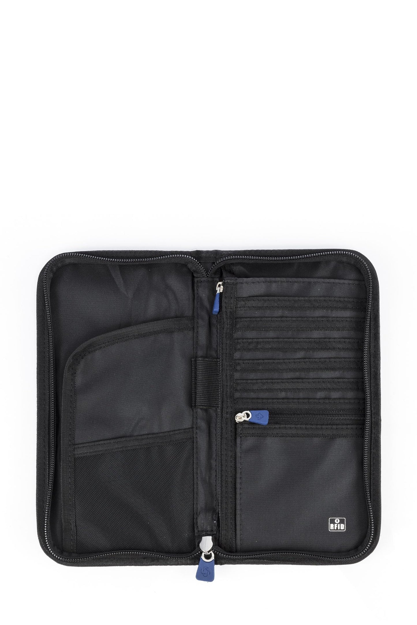 Samsonite Black Men's Wallet (SAM TRVES ZP.TRL Walt RFID-BLK)