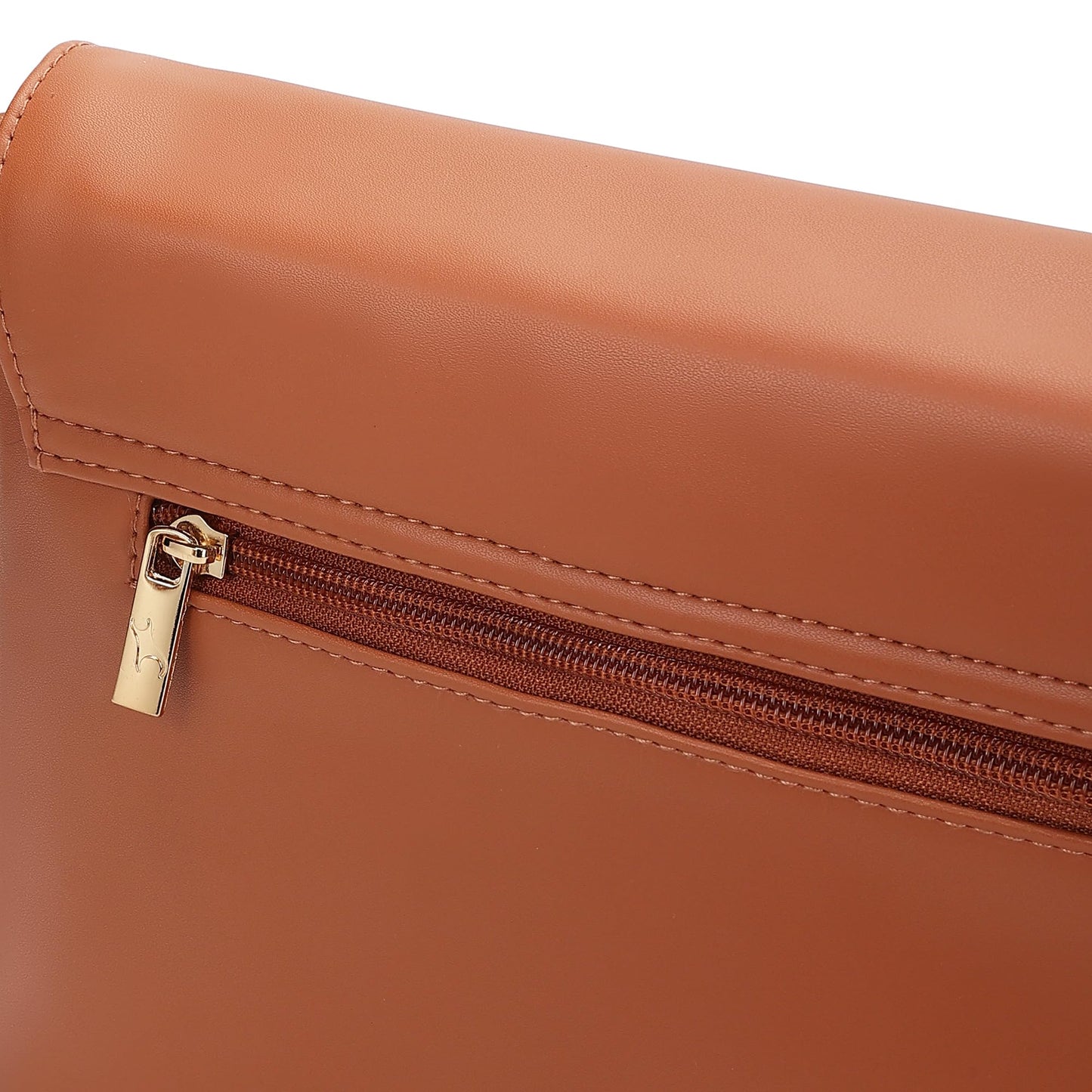 Fastrack Women's Flap Closure Sling Bag | Magnetic Button Lock, Adjustable Sling, Inner Zip and Slip Pockets | Stylish Everyday Bag | Sling Bag for Casual Carry