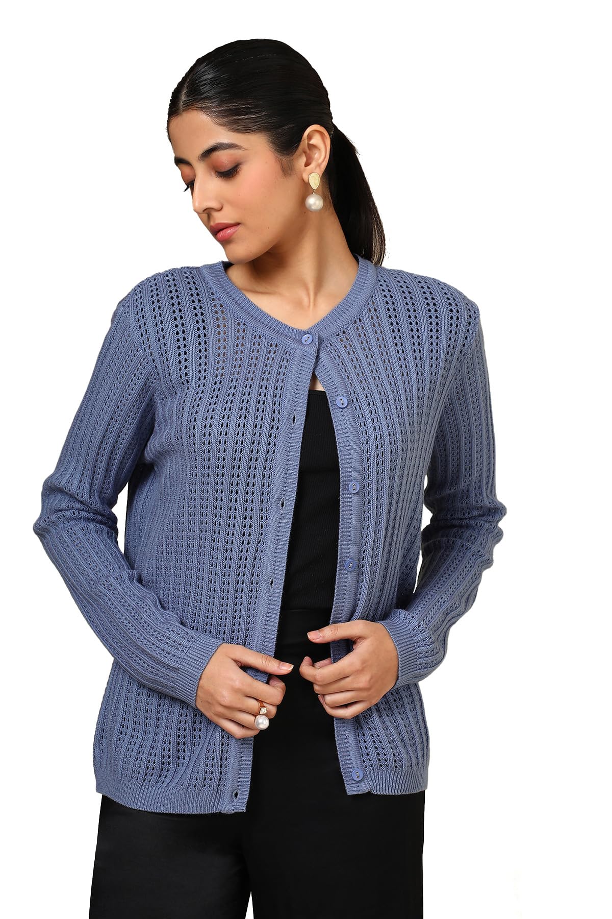 Soch Women's Acrylic Cardigan