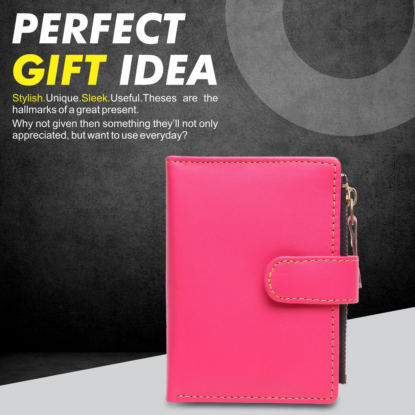 TnW Small Women's Wallet -PU Leather Multi Wallets | Credit Card Holder | Coin Purse Zipper -Small Secure Card Case/Gift Wallet for Women and Girls