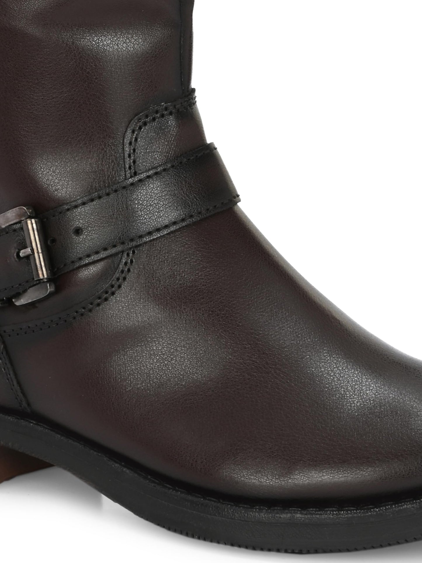 Delize Brown women mild Heel Knee Boots 64480-37