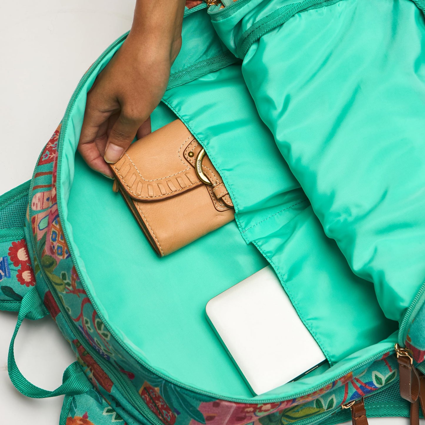 Chumbak Trek Backpack - Jaipurscape, Digital Nomad, Stylish Travel Bag, Sturdy & Spacious, Printed Office Bag for Women, Laptop Office Bag, Trek and Vacation Bag