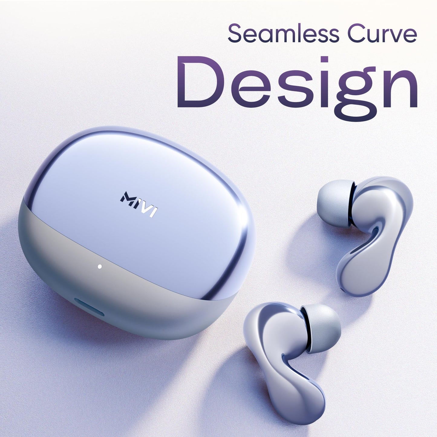 Mivi SuperPods Immersio [Flagship Launch] in Ear Ear Buds Wireless, Dolby Audio, 3D Soundstage, 60H Playtime, AI ENC, Bluetooth TWS, BT v5.4 Earbuds