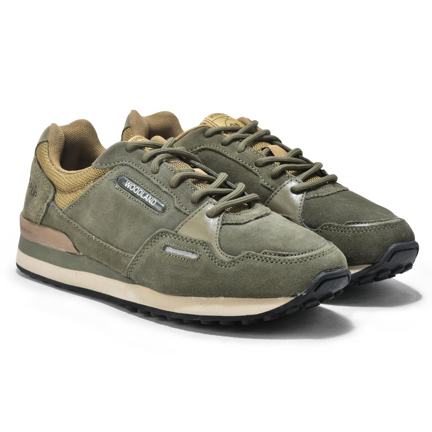 Woodland Men's Olive Suede Casual Shoes-11 UK (45EURO) (OGJ 6439024)