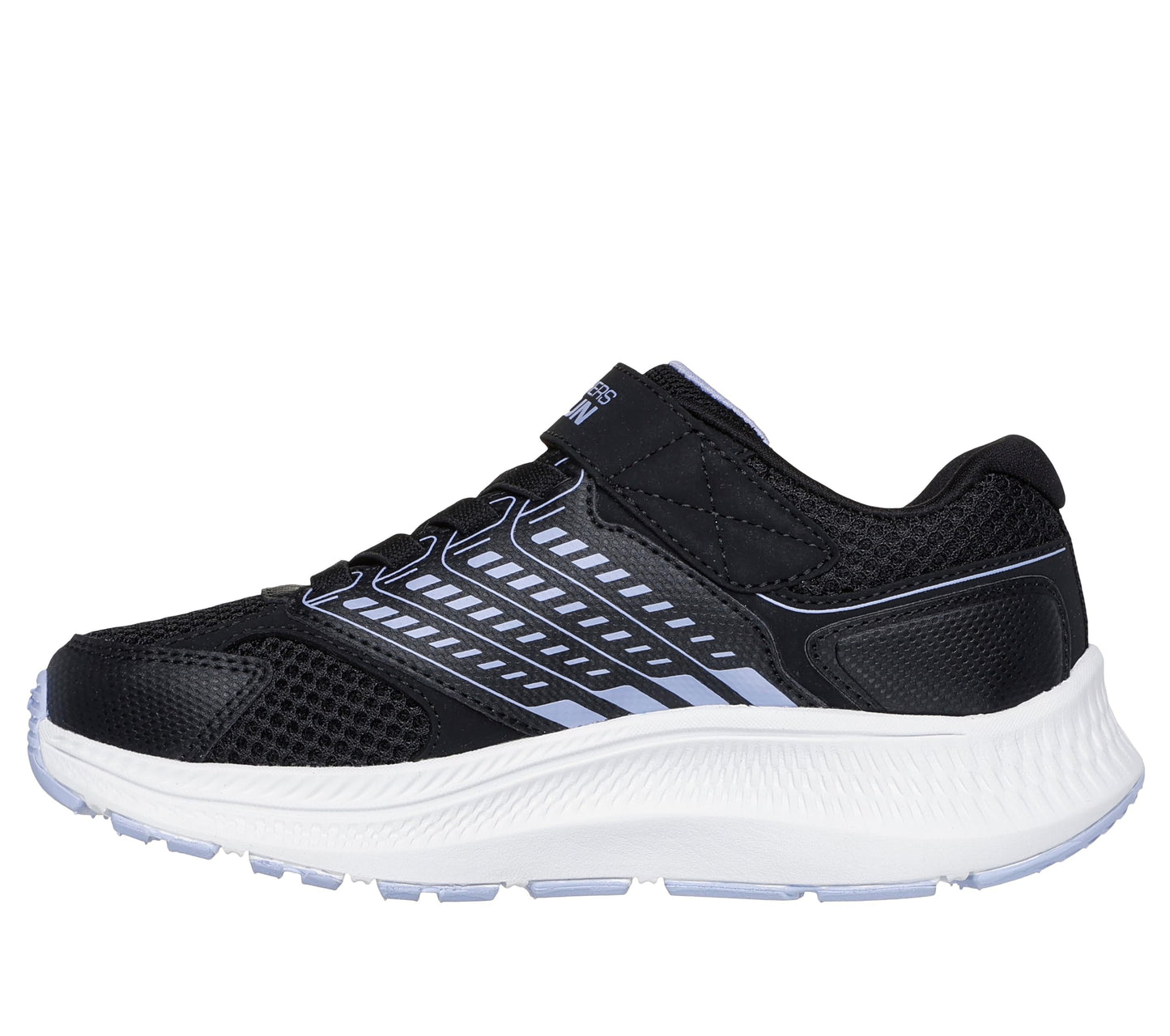 Skechers Girls GO Run CONSISTENT 2.0 - RUNNI Black Velcro Casual Sneakers