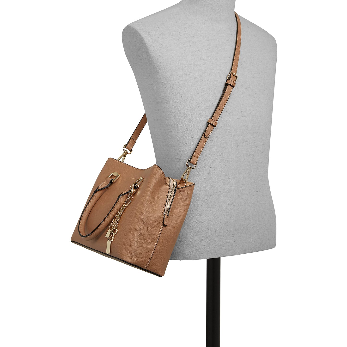 ALDO Women's Legoiri Top Handle Bag, Light Brown