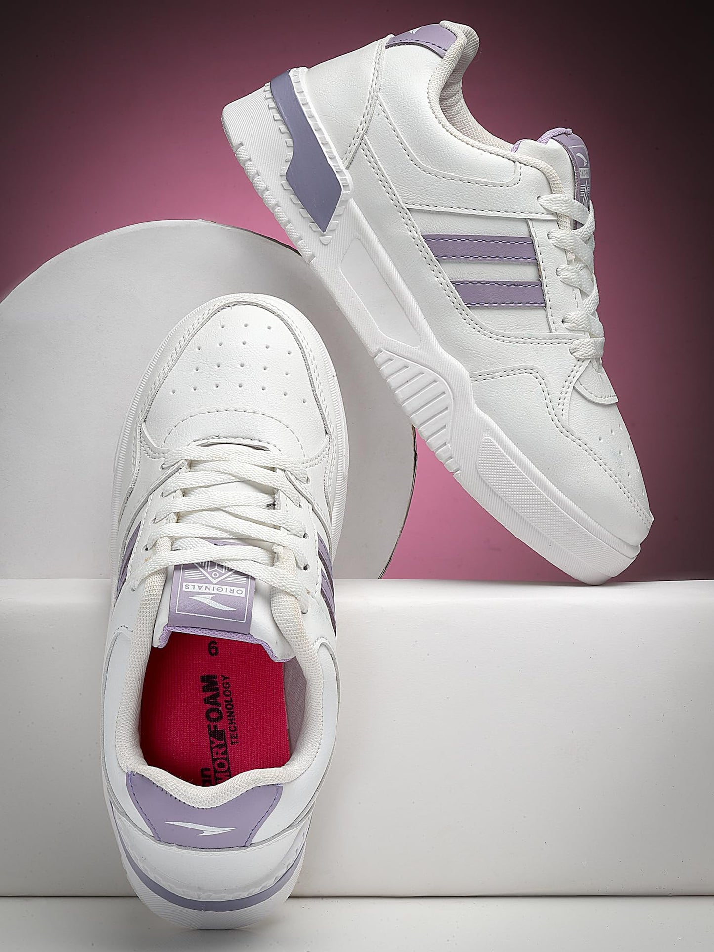 ASIAN Women PARADISE-12 Casual Mid Top Sneakers,Stylish and Trendy Shoes with Laces for Women and Girls