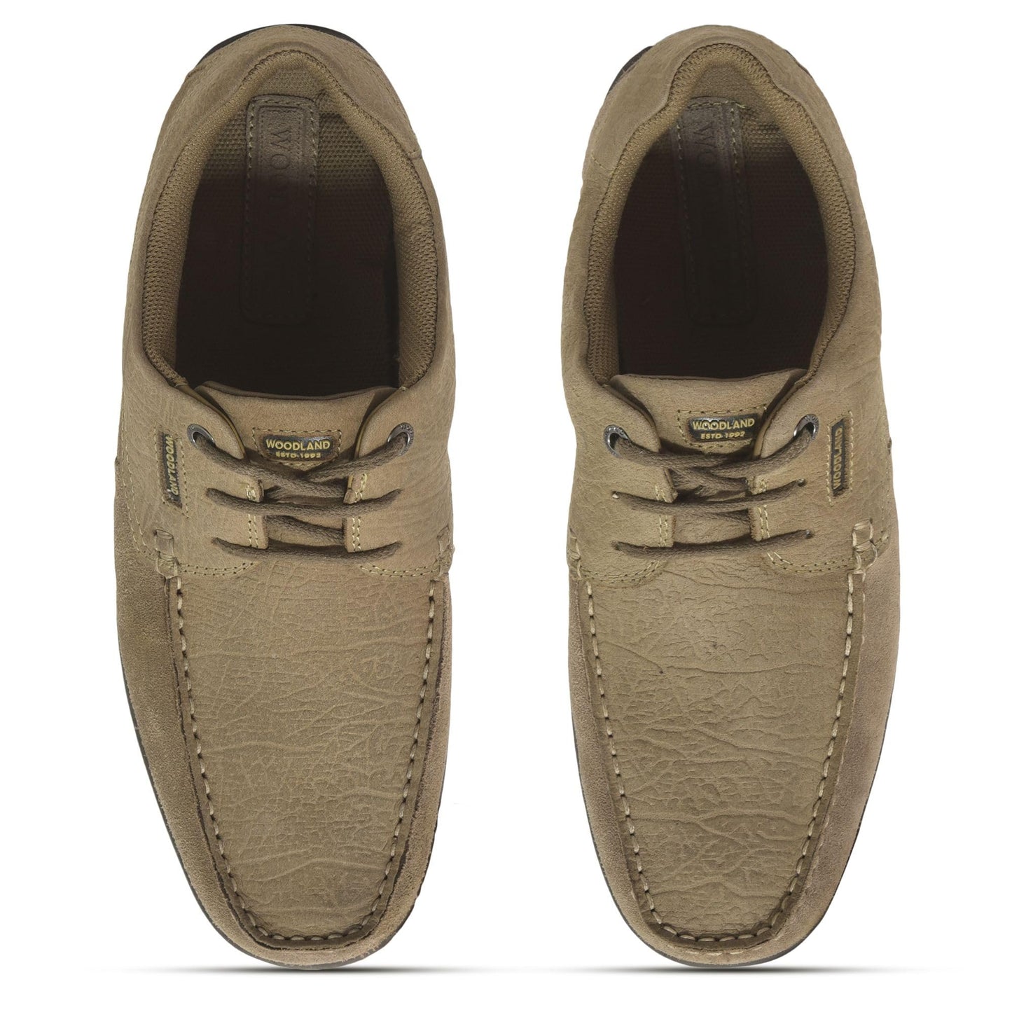Woodland Men Dubai Khaki Slip-On Shoes