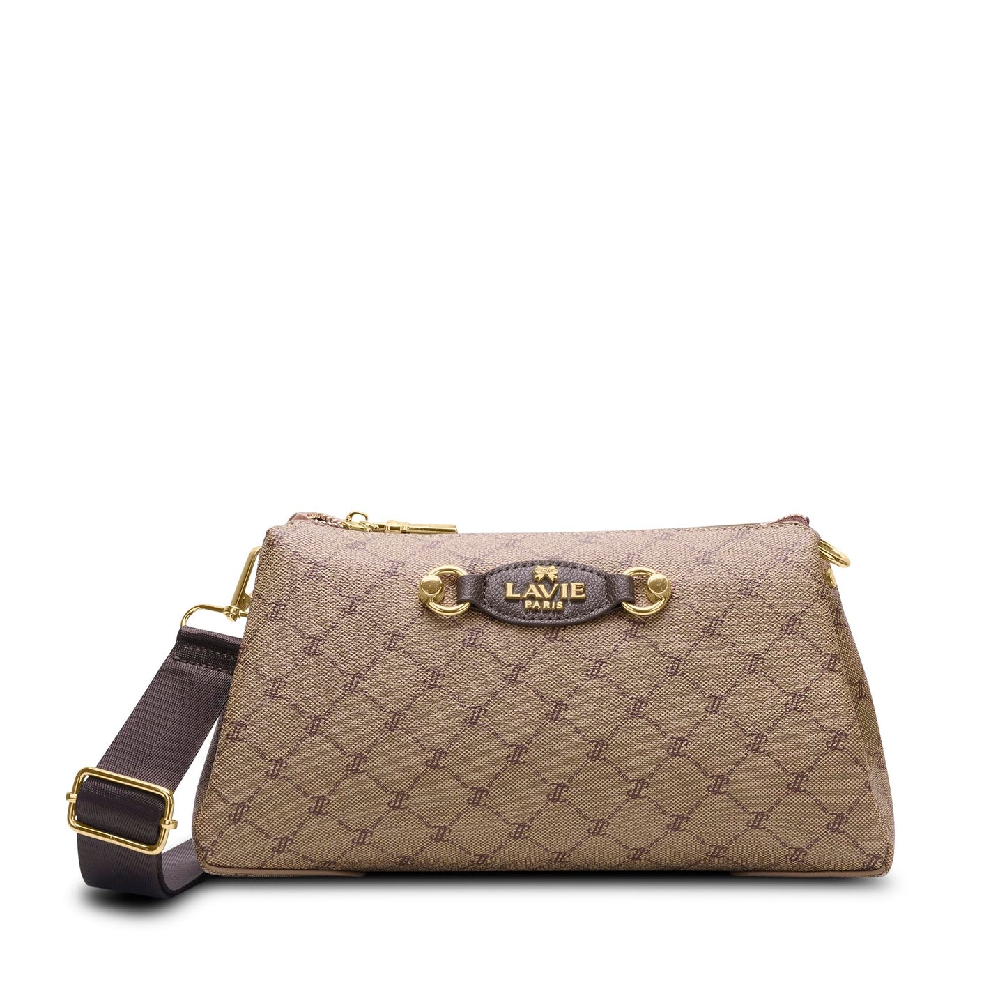 LAVIE PARIS Women's Eloi 3 Compartment Crossbody Sling Bag | Ladies Purse Handbag | Gift for Women