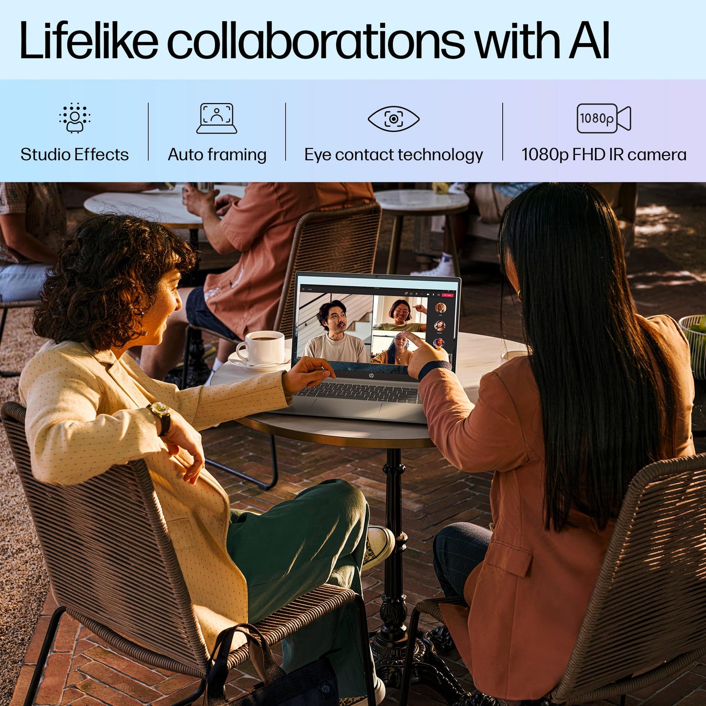 HP Pavilion AI Laptop, Intel Core Ultra 5 125U, 10-12 Tops, 16GB LPDDR5, 512GB SSD, 16-inch(40.6cm), 2K, 300 nits, WUXGA, Intel Graphics, 1080p FHD Camera(Win 11, Office 21, Silver, 1.77kg) af0015TU