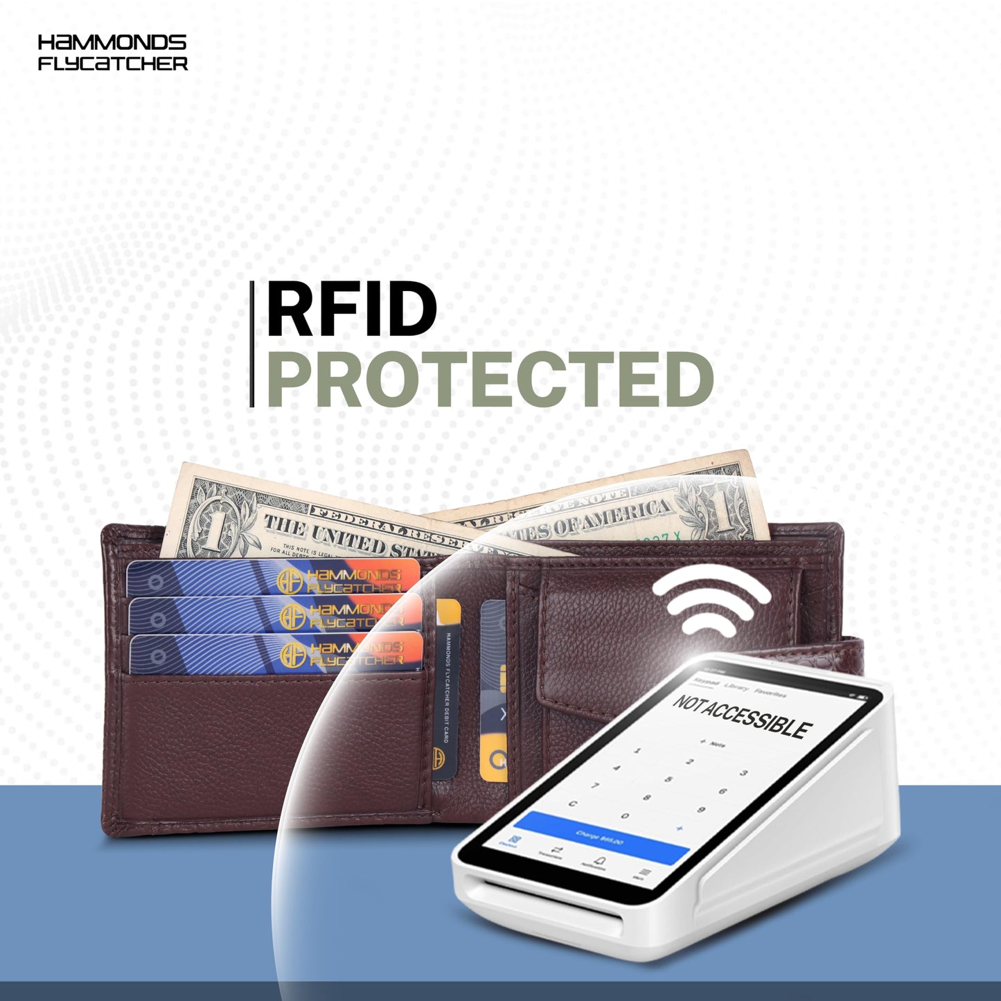 HAMMONDS FLYCATCHER Wallet for Men Leather Original, Mens Wallet, Leather Wallets for Men Stylish, Bi-Fold Wallets for Man, 5 Card Slots, Easy Access Card Slots, Coin Pocket, Mens Gift - Croc Redwood