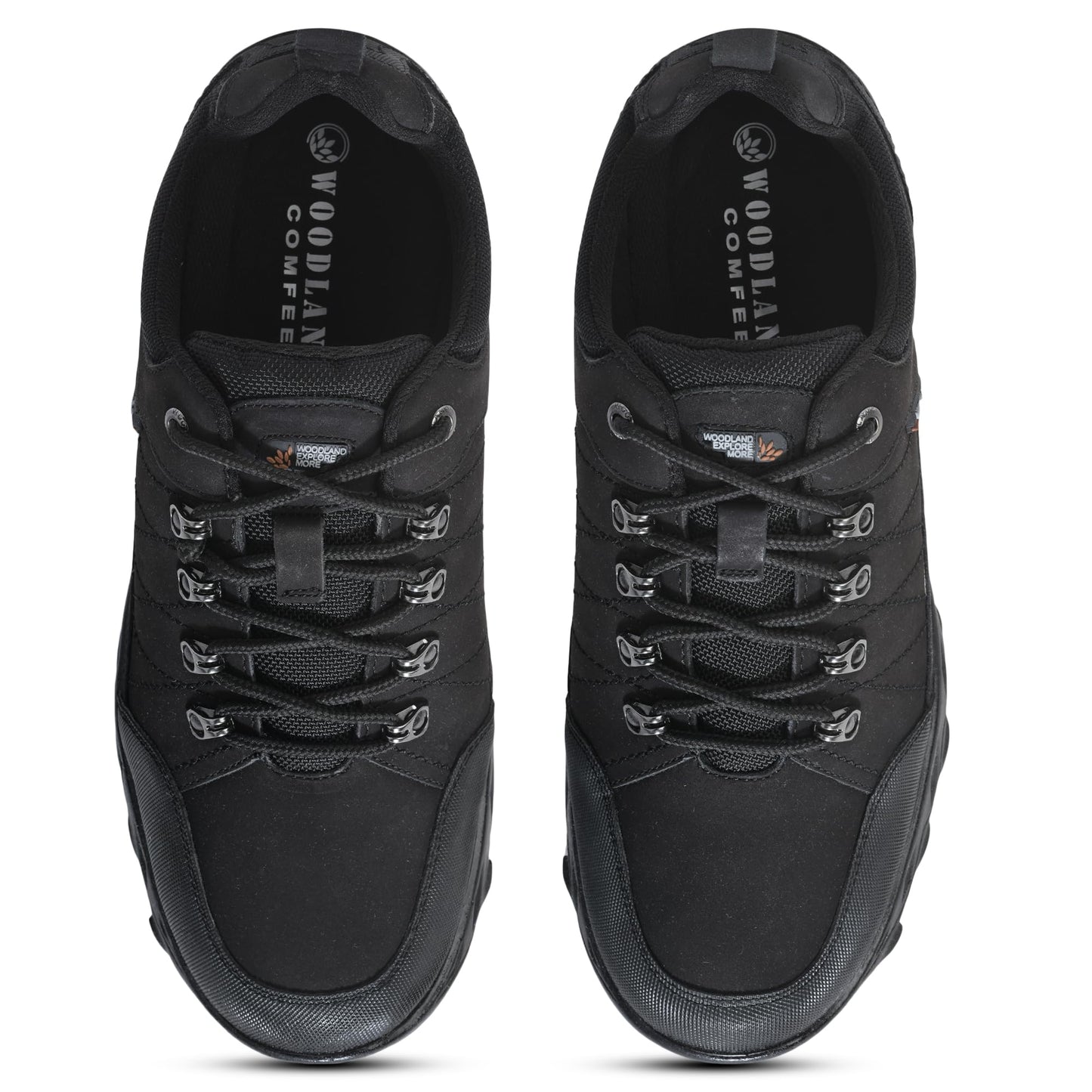 Woodland Men's Black Nubuk Casual Shoes-10 UK (44EURO) (OGC 6533024)