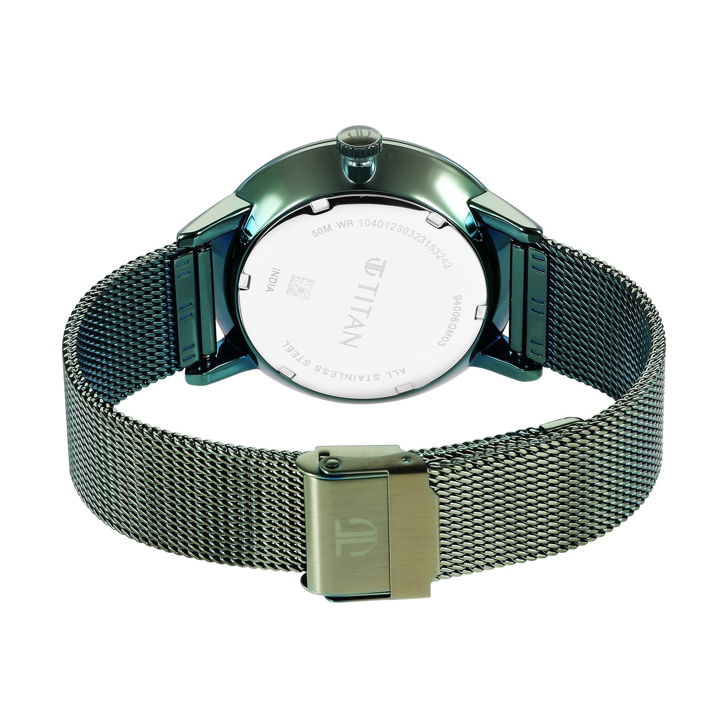 Titan Analog Green Dial Men's Casual Watch