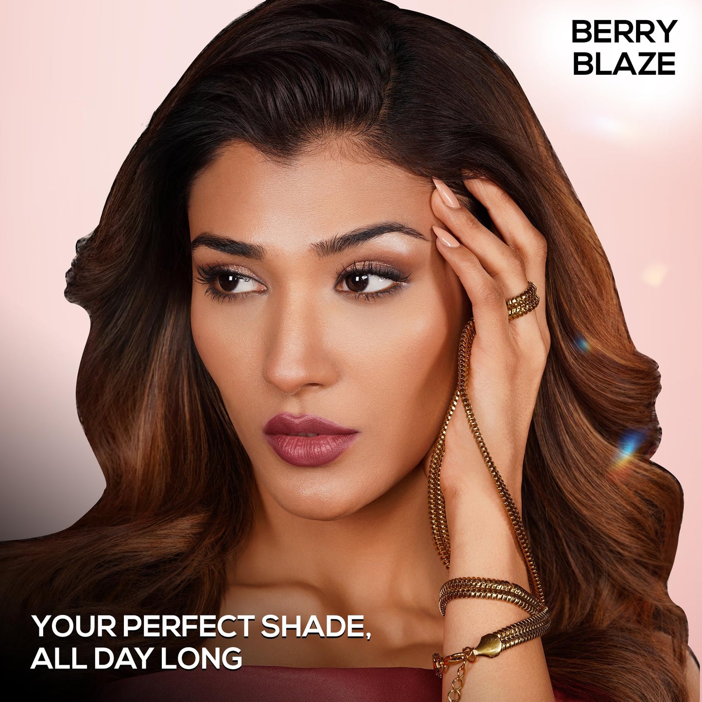 RENEE Everstay Matte Lipstick - Mauve Muse, Long Stay, Hydrating & Non-Drying, Smudge & Transfer Proof, Lightweight, Intense Pigment, Full Coverage, Vitamin E Infused, for All Occasions, 4.2g