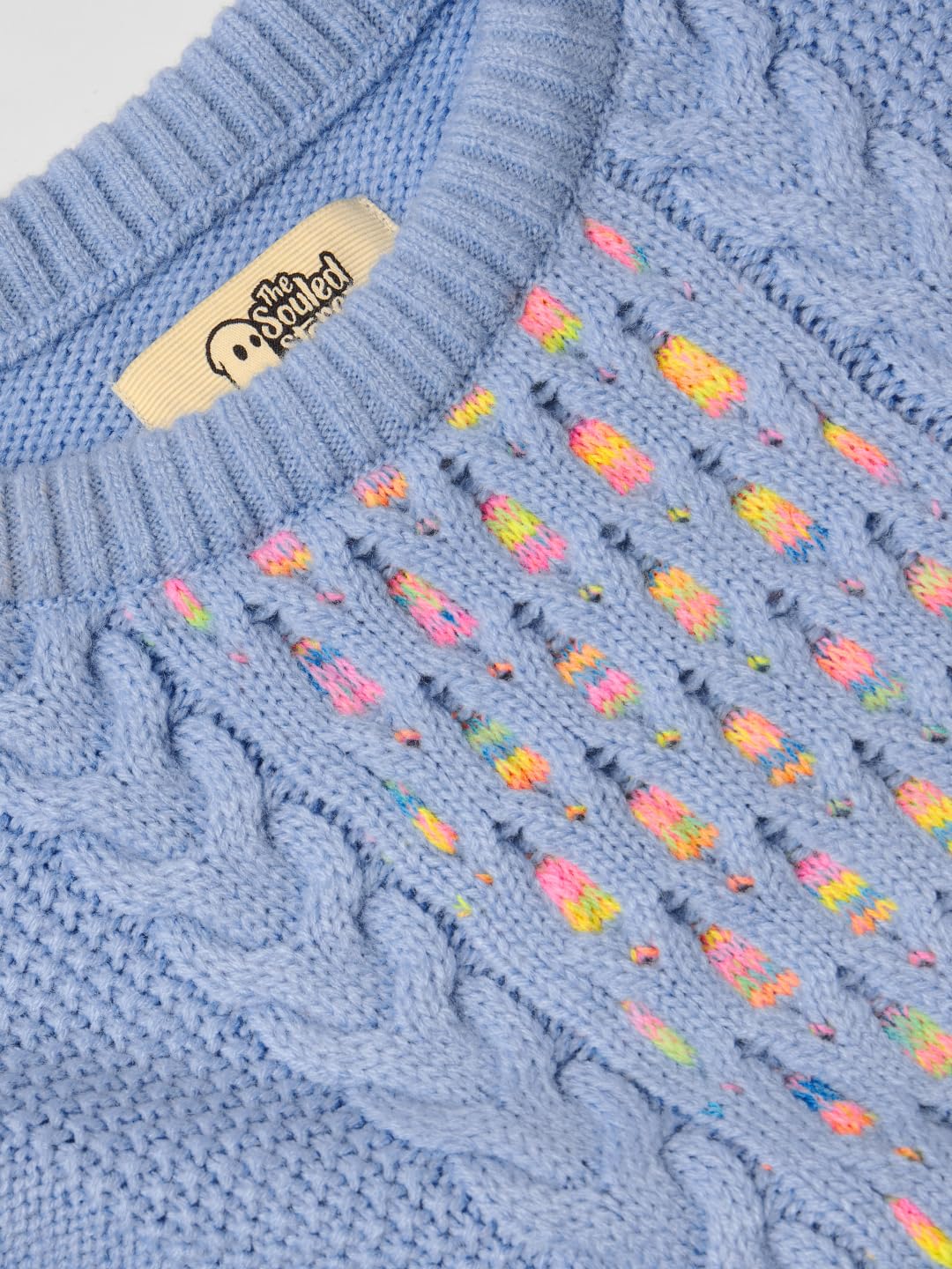 The Souled Store Cable Knit Sweater : Juliet Women and Girls Oversized Sweater