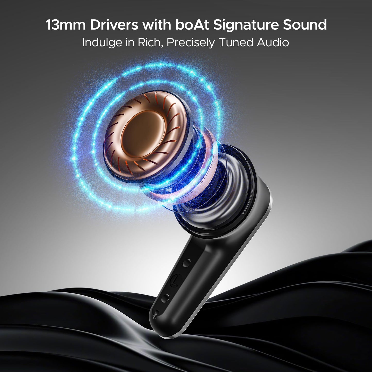 boAt Airdopes 280 ANC, Active Noise Cancellation(~32dB), 60Hrs Battery, 13mm Drivers, 4Mics ENx, Fast Charge, IPX5, v5.3 Bluetooth Earbuds, TWS Ear Buds Wireless Earphones with mic (Active Black)