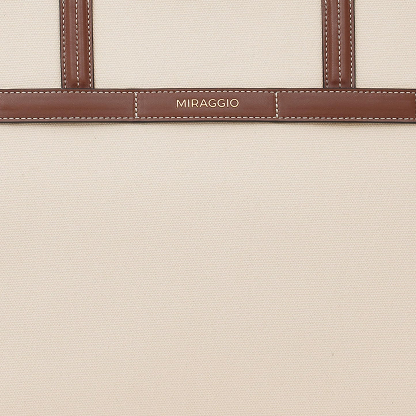 Miraggio Cruise Canvas Tote Bag For Women | Tote Bags for Women for Office Use | Fits Upto 16" Laptop | Ladies Shoulder Purse (Brown) (Brown)