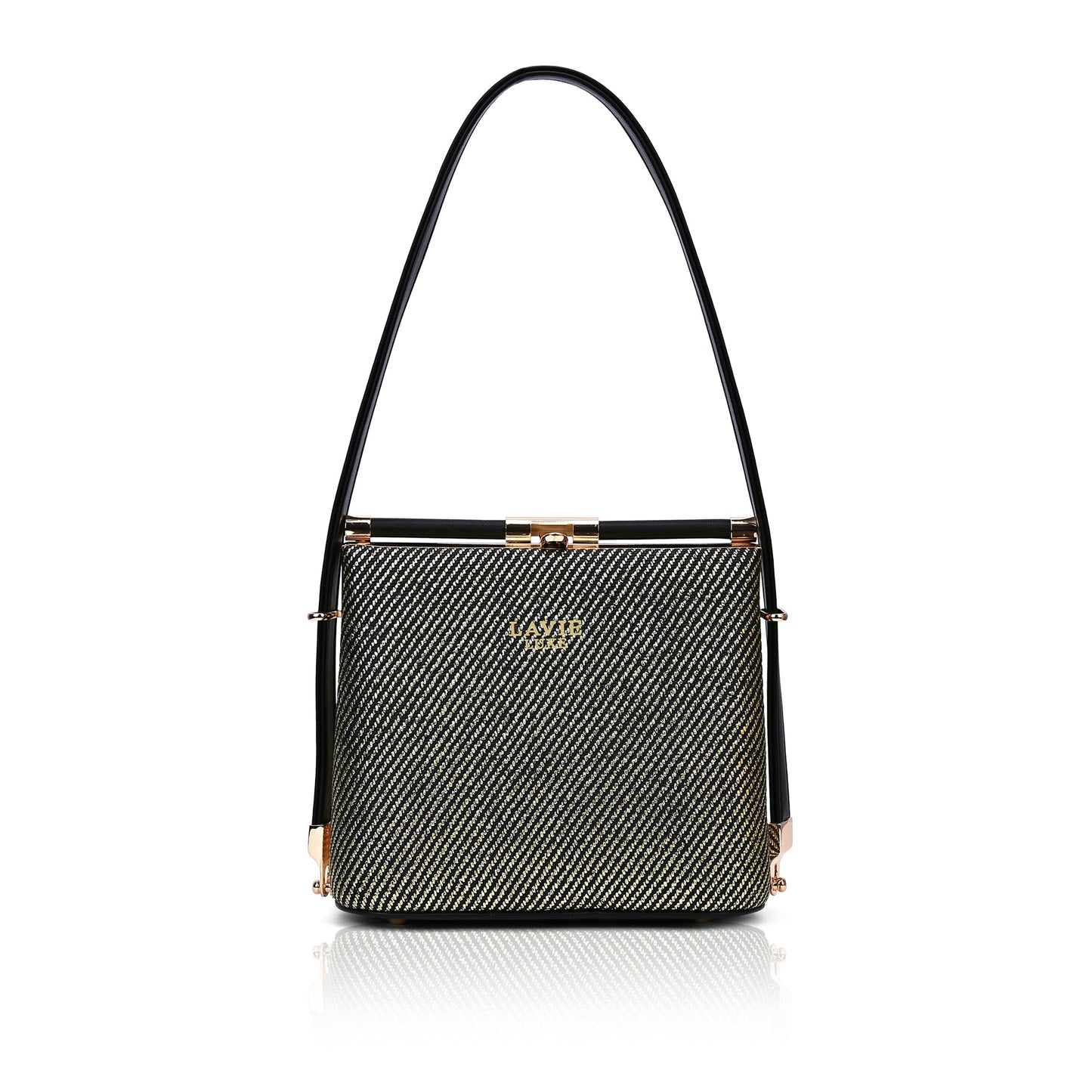 Lavie Luxe Women's Glam Glare Small Frame Satchel Handbag | Satchel Bag for Work | Ladies Purse | Stylish Shoulder Bag | Gift For Women