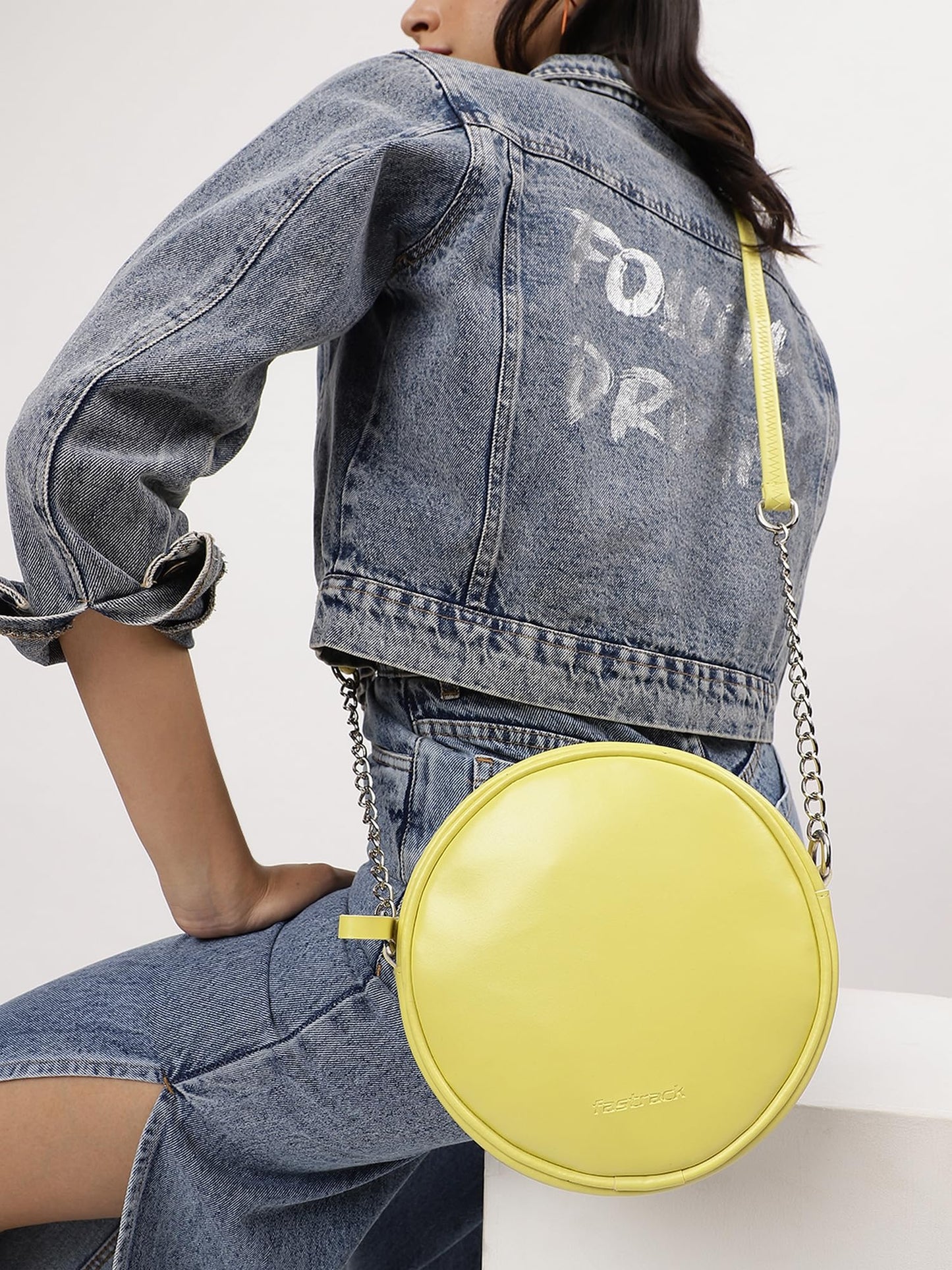Fastrack Circular Sling Bag for Women, Girls and Ladies