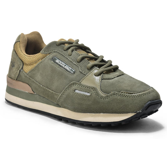 Woodland Men's Olive Suede Casual Shoes-11 UK (45EURO) (OGJ 6439024)